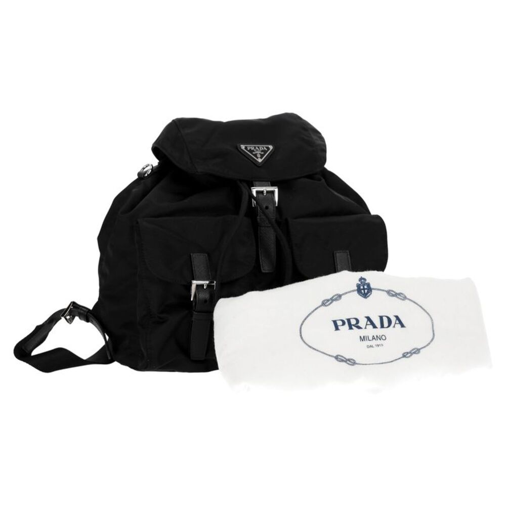 Prada Medium Re-Nylon Backpack in Black Polyamide - Picture 5 of 12